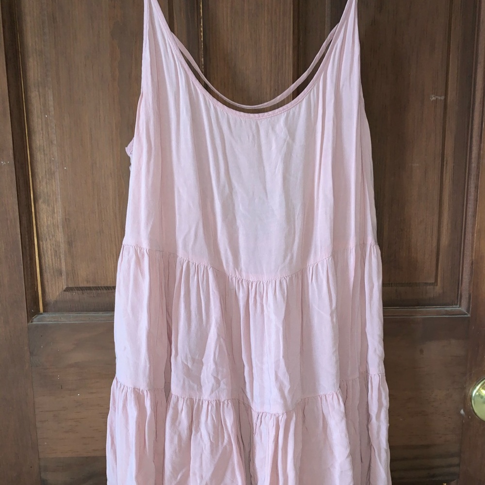 Brandy Melville Pink Flowy Dress
